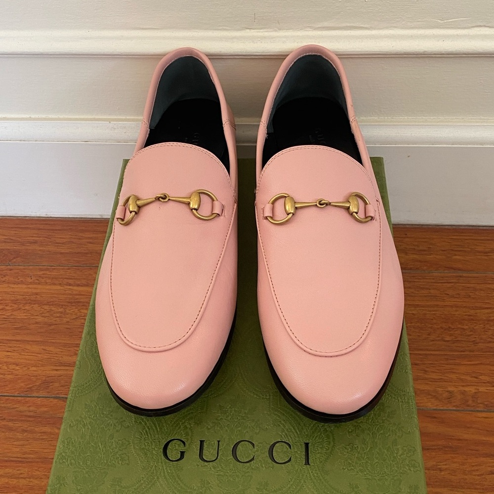 GUCCI Horsebit Loafers Brixton Leather
Collapsable Heel